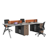 Liyu Modern Office Furniture Partition Workstation Office Table Cubicle Office Desk For 4 People