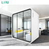 Liyu Modern Office Meeting Pod Space Saving Collaboration Booth with Acoustic Panels & Air Conditioning