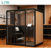 Liyu Customized Modern Acoustical Office Pods for Indoor Meetings Phone Booths Hotels Schools Hospitals Villas