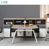 Liyu Commercial Office Furniture General Table Use Wood Panel Office Computer Desk Cubicle