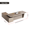 Liyu Office Furniture High Tech Executive Desks Boss L Shaped Manager CEO Office Table