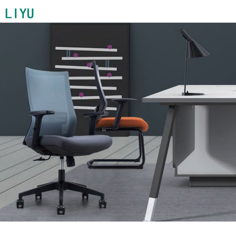 Liyu Furniture Modern Mid Back Mesh Height Adjustable Sillas De Oficina Executive Chair Luxury Office