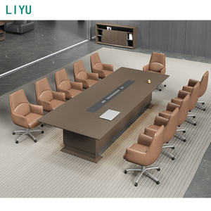 Liyu Modern Luxury Executive Meeting Desk Hot Sale Office Furniture Home Office Living Room Hospital Extendable Boardroom