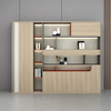 Liyu Furniture Factory Customization Storage Wooden Bookcase Office Equipment Filing Cabinet