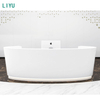 Liyu High End Modern Luxurious Office Building Furniture Large Front Desk Salon SPA Beauty Lobby Welcome Reception Desk