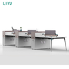 Liyu Custom Modern L Shape Home Furniture Modular Cubical Desk Side Table Office Cubicle Design