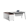 Liyu Latest Executive Office Table Designs Wooden Workstation Desk Luxury Executive L Table White Modern Manager Office Desk
