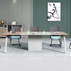 Liyu Training Tables And Chairs Boardroom Room 20 Person Meeting Modern Office Boat Shaped Conference Desks