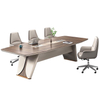 Liyu Modern Room Boardroom Table Chair Table Executive Curved Nesting Tables White Triangle for Rooms with Conference Desk