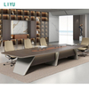 Liyu Office Furniture Customized Length Width Multi Person Practical Minimalist Meeting Conference Table