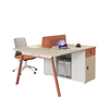 Liyu Wood 4 Person Office Furniture Commercial Furniture Modular Office Desk Partition Office Staff Table Cubicle Workstation