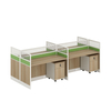 Liyu Customization Computer Desk Commercial Office Furniture Aluminum Screen Partition Cubicle Table Workstation