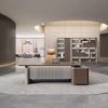Liyu Customized Office Desks CEO Furniture Wooden Luxury L Shaped Table Furniture Office Executive Table