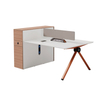 Liyu Customized Office Partition Workstation L Shape Office Cubicle Modern Modular 3 4 5 Person Office Workstation Table
