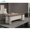 Liyu Modern Office Furniture Table Executive Ceo Office Desk with Sub-cabinet