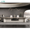 Liyu Furniture Table De Bureau Luxury Office Meeting Table Wooden Office Conference Table