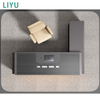 Liyu Modular Custom Furniture Factory Customized High-end Modern Design L-shaped Table Director Manager CEO Boss Desk
