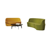 Liyu Minimalist Italian Luxury Synthetic Leather Office Design OEM/ODM Modern Reception Leather Couch Sofa Set