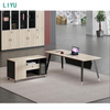 Liyu 2025 Wholesale Custom Modern Ceo Italian White Luxury Office Desk Simple Design for Family Compute Use