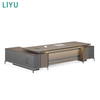 Liyu China Factory Custom Made Executive Melamine Office Desk High Quality Furniture for Professionals