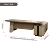 Liyu Modern Large Class Office Desk Chair Combination Simple Wooden Modular Computer Desk Boss Manager General Manager Desk