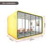 Liyu Modern New Arrival Office Pods Cabin Soundproof Privacy Phone Booths Noise Cancelling for Work Meetings Sound Proof