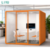 Liyu Customized Modern Acoustical Office Pods for Indoor Meetings Phone Booths Hotels Schools Hospitals Villas