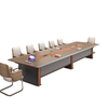 Liyu Office Furniture Fashion Modern Large Conference Long Table Meeting Conference Table 12 People Meeting Desk