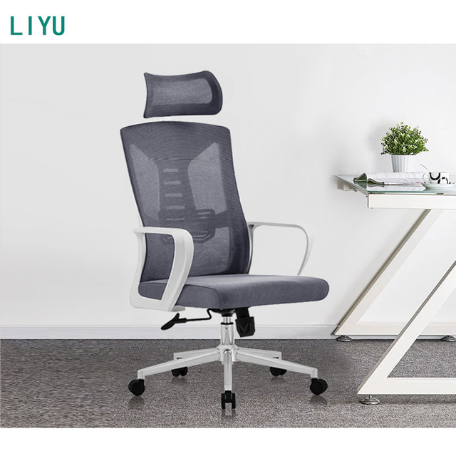 Liyu Modern High Back Boss Executive Ergonomic Mesh Office Chair Lift with Revolving Feature for Swivel Use