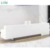 Liyu High End Modern Luxurious Office Building Furniture Large Front Desk Salon SPA Beauty Lobby Welcome Reception Desk