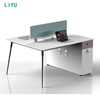 Liyu Foshan Office Desk with Shelves Office Furniture Home Table Workstation call center cubicles