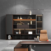 Large Vertical File Cabinet Luxurious Office Furniture Storage Cabinet with Display Lights