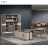 Liyu Luxury Aesthetic Furniture Luxury Boss Office Desk Mdf Office Table Modern Design Sturdy And Durable Office Table