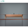 LIyu New Model Design Commercial Furniture Luxury Office Room Meeting Table Luxury Wooden Conference Table