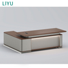 Liyu uxury Office Furniture Bureau De Table Executive CEO Office Desk Curved Office Desks