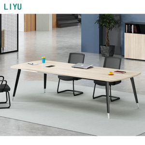Liyu Factory Modular Wooden Furniture Office Desk Conference Meeting Table