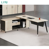 Liyu 2025 Wholesale Custom Modern Ceo Italian White Luxury Office Desk Simple Design for Family Compute Use