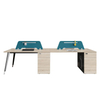 Liyu Commercial System Computer Desk Work Station Furniture Wooden Table Office Furniture