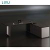 Liyu Modern Design Executive Office Desk Wood Panel Material for Manager Office Furniture