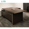 Liyu Furniture Hot Sale Good Reputation Latest Large Luxurious Office Table Chief Officer Desk
