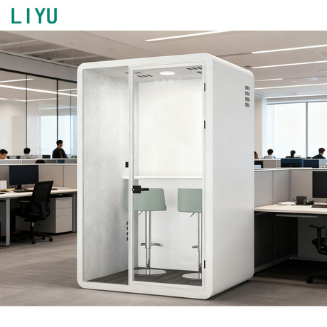 Liyu Modern Design Movable Soundproof Booth for Office Private Pods Multiplayer Meetings Training Hotels Schools Malls