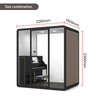 Liyu Customized Modern Acoustical Office Pods for Indoor Meetings Phone Booths Hotels Schools Hospitals Villas