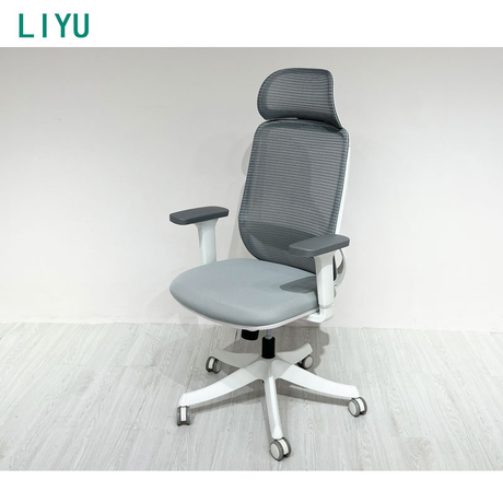 Liyu High Quality Luxury Modern Office Chair Ergonomic Adjustable Executive Mesh Work Chair Manufacturer Comfortable Fabric Seat Forr