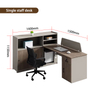 Liyu Wholesale Modular Furniture I -Shaped Desk Modern Manufacturer Cubicle China Open Work Space Workstation Office Partition