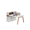 LIYU Hot Sales Office Desk Furniture Modern Office Table 4 Persons Partition Office Workstation