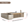 Liyu Wholesale Table Executive Wood White Furniture Manager Luxury Set Office Desk