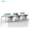 Liyu Foshan Office Desk with Shelves Office Furniture Home Table Workstation call center cubicles