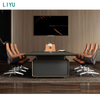 Liyu Customizable Conference Table Fashion Modern Large Conference Long Table Meeting Conference Table 12 People Meeting Desk