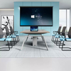 Liyu Training Tables And Chairs Boardroom Room 20 Person Meeting Modern Office Boat Shaped Conference Desks