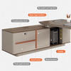 Liyu Commercial Furniture Supplier Simple CEO Work Desks Wooden Adjustable Modern L Shaped Office Tables